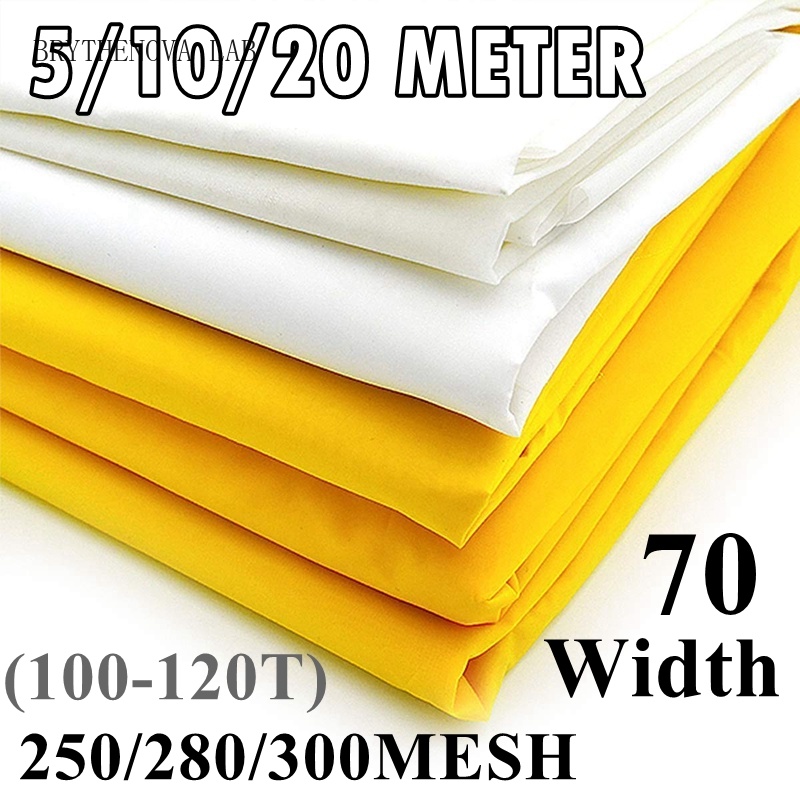 Commercial Fabric Printing - Kain Mesh Sablon Sutra Lebar 70cm