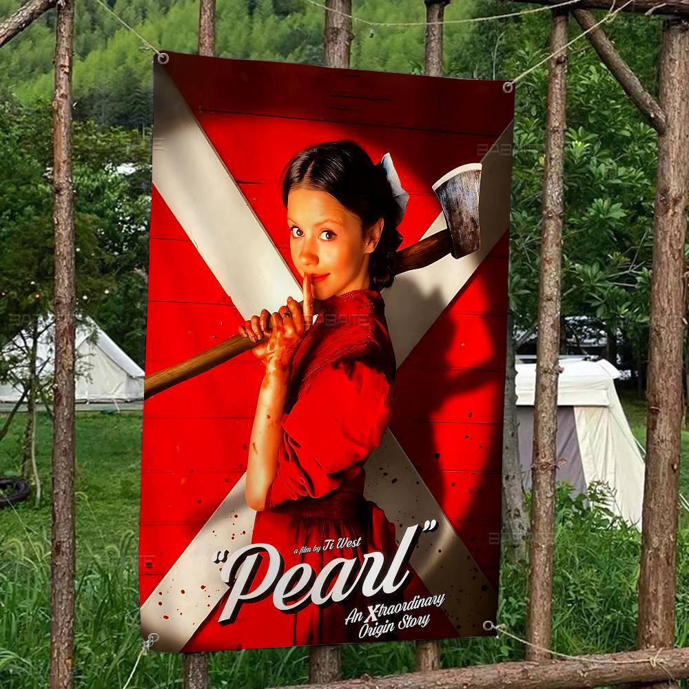 Commercial Printing Company - P-PearlS HORROR MOIVE Cetak Canggih Spanduk