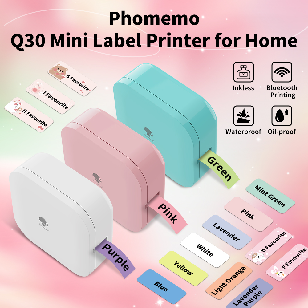 Commercial Printing Labels - Phomemo Q30 Printer Label Termal Nirkabel