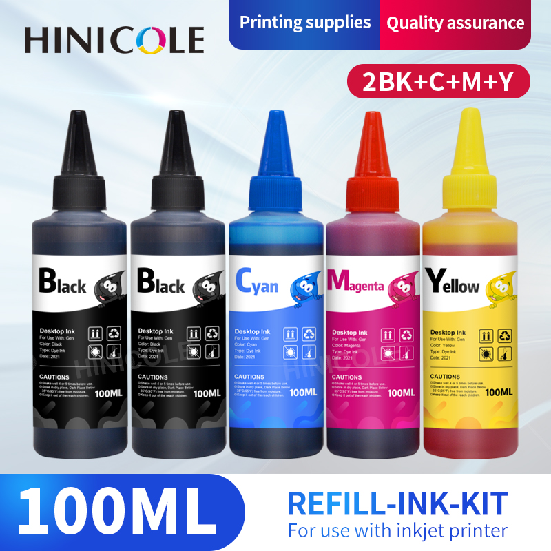 Sublimation Ink 100Ml - HINICOLE 100ML Kit Tinta Isi Ulang