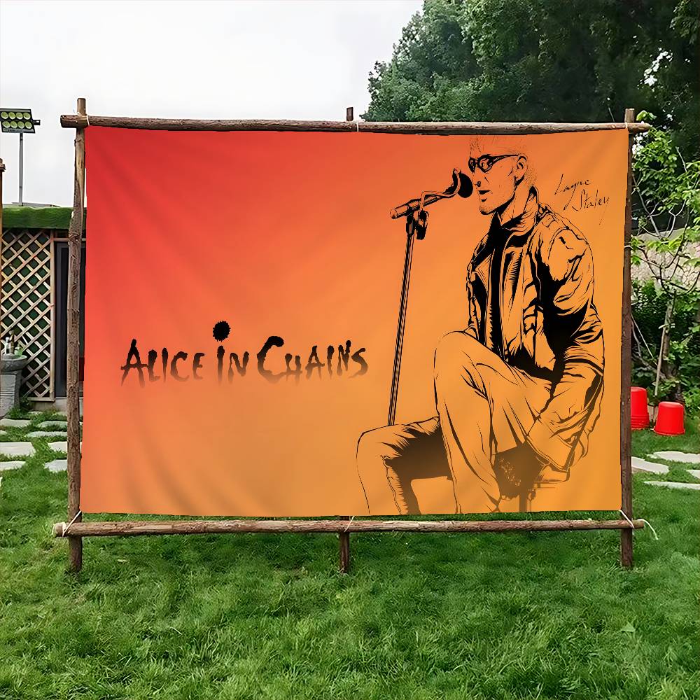 Commercial Printing Company - Musik Retro Alice In Chains Cetak