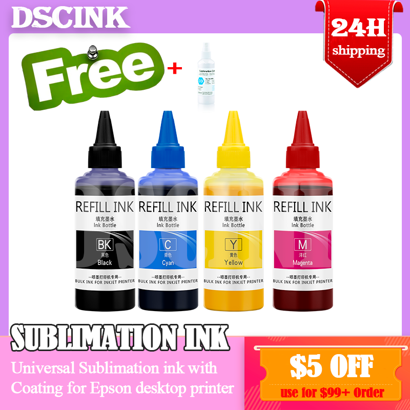 Sublimation Ink 100Ml - Universal Sublimasi Tinta dengan Coating untuk