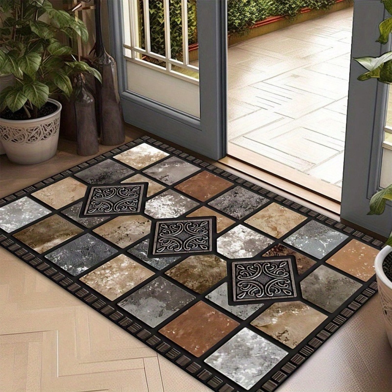 Commercial Printing & Packaging Pvt Ltd Photos - Karpet Pintu Masuk Besar Motif Ubin