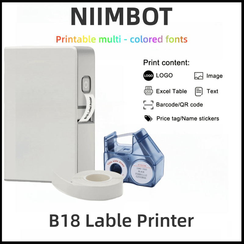 NIIMBOT B18 Printer Label warn - Commercial Printing Labels ulasan dan harga