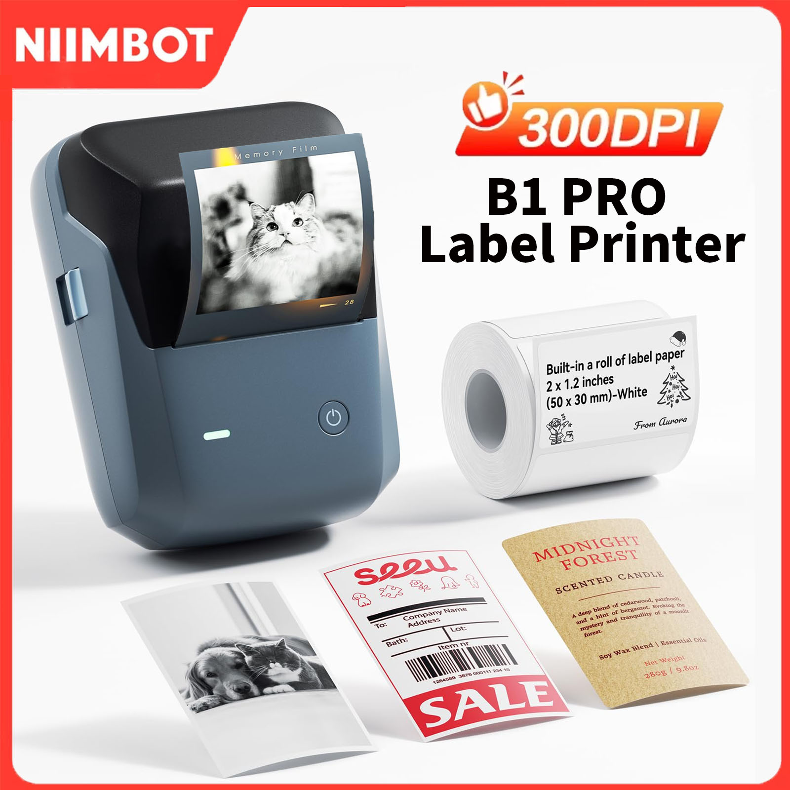 Niimbot B1/B1PRO Printer Label - Commercial Printing Network ulasan dan harga