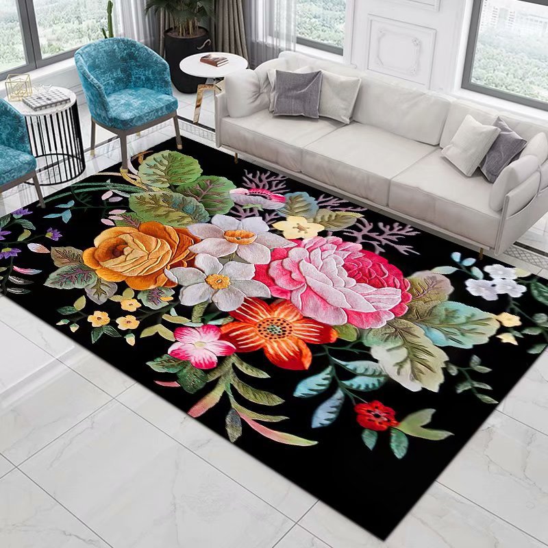 Karpet motif bunga Pastoral 3D - Commercial Printing & Packaging Pvt Ltd Photos ulasan dan harga