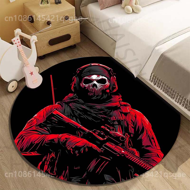Karpet Bulat Motif Tentara Ber - Commercial Printing Images ulasan dan harga