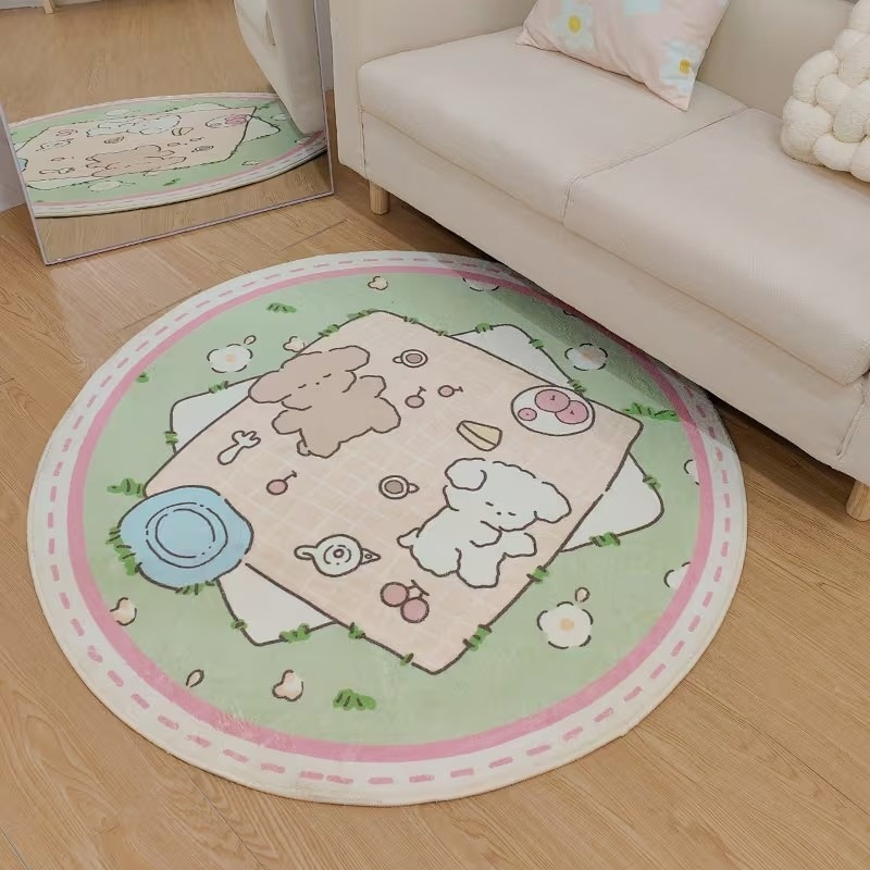 Karpet Bulat Motif Kue Beruang - Wholesale Commercial Printing ulasan dan harga