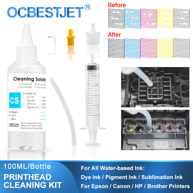 100ML Larutan Pembersih Cair B - Sublimation Ink 100Ml ulasan dan harga