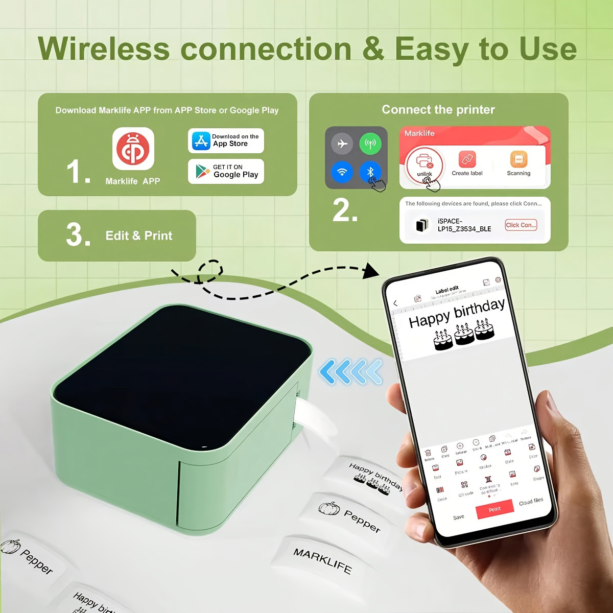 Marklife P15 Printer Label Pri - Commercial Printing Network ulasan dan harga