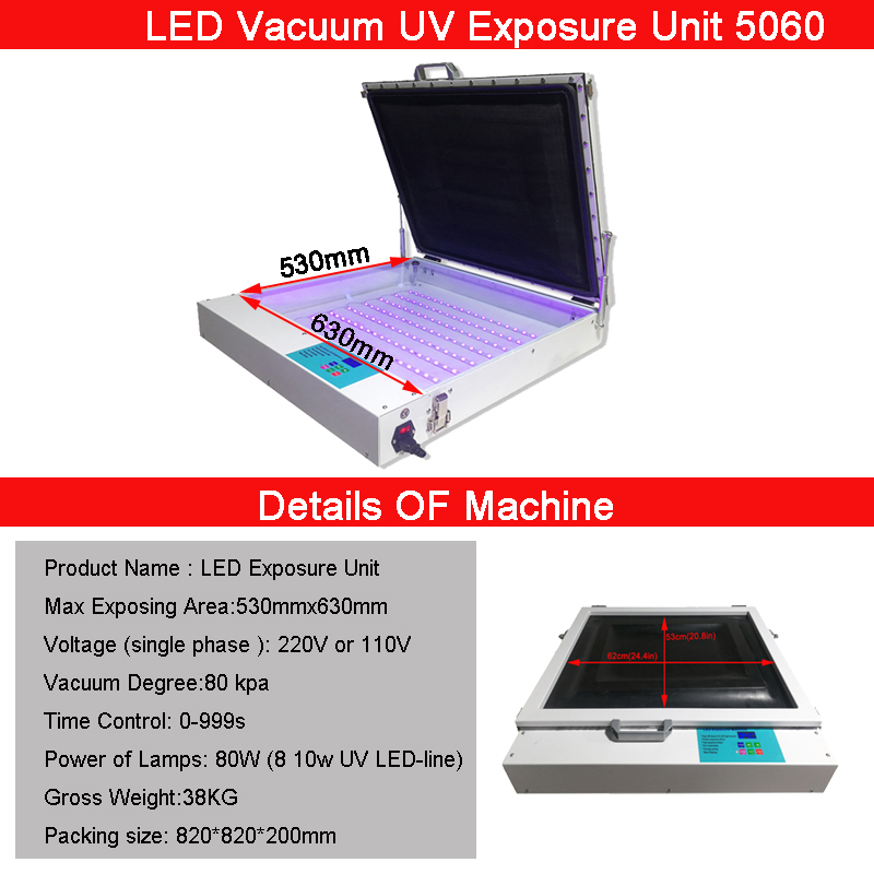 Unit Eksposur Layar LED UV Vak - Commercial Printing Process ulasan dan harga