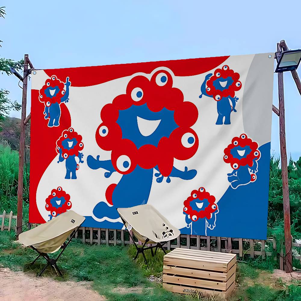 Myaku Myaku Blue Mascot Advanc - Commercial Printing Company ulasan dan harga