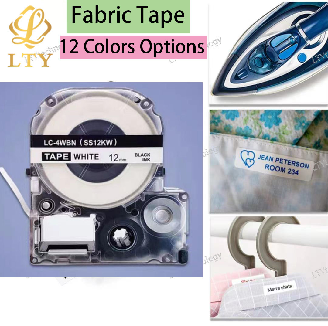 12Mm Kain Iron-On Label Tape u - Commercial Fabric Printing Machine ulasan dan harga